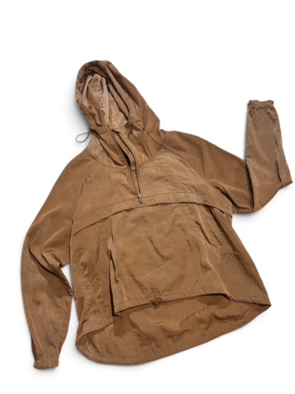 lululemon Seek Vistas 1/2 Zip Jacket Frontier M/L Hooded Anorak